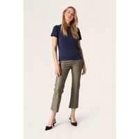 T-shirt Gerade Passform navy blue