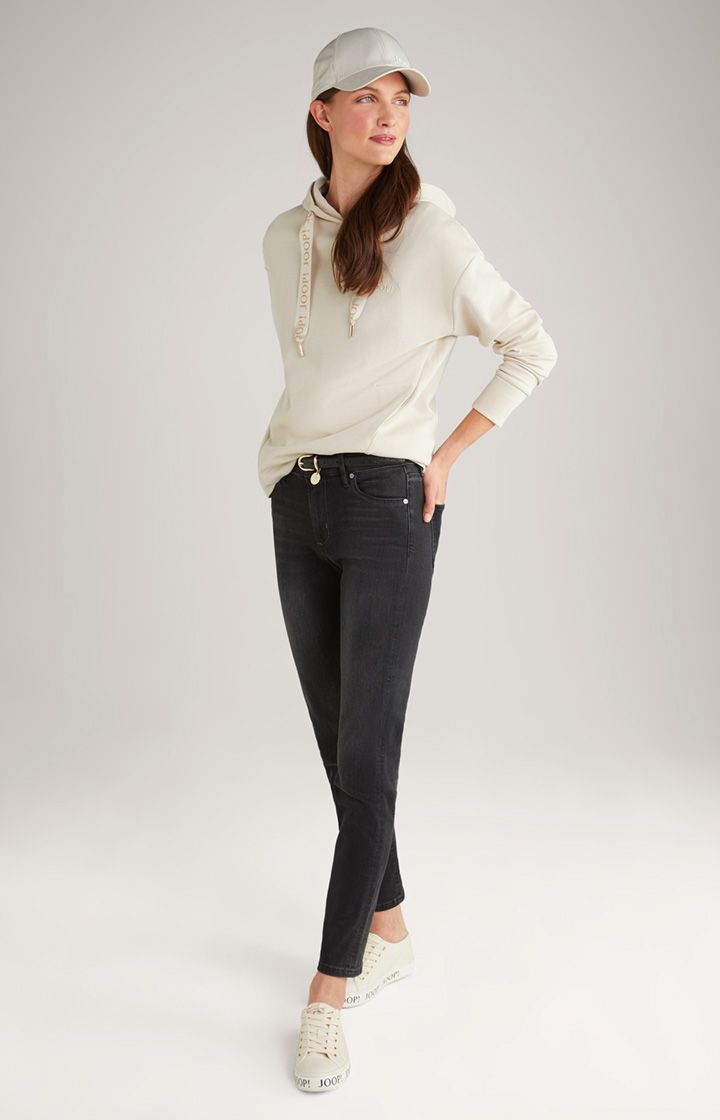 JOOP! Tasta Hoodie in Hellbeige mit Logo-Kordelzug