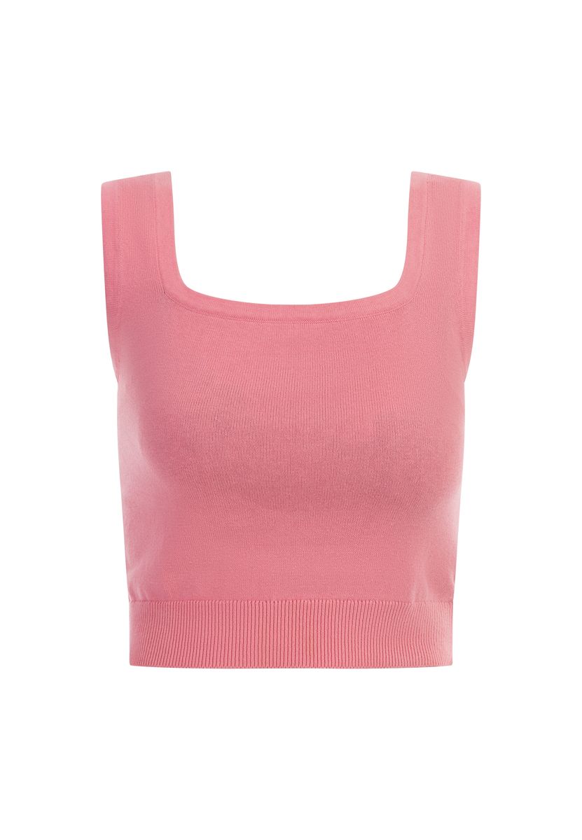 Mymo Strickoberteil Damen Rosa