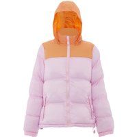 Farbblock Gesteppte Pufferjacke