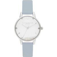Minimalistische Damen Quarzuhr mit Kristallen