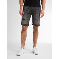 Zerrissene Jeansshorts mit Umschlag
