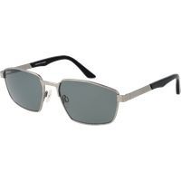 Rechteckige Sonnenbrille mit Vollrand und polarisierten Gläsern