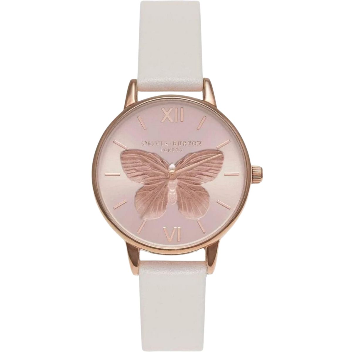 Olivia Burton Damen Roségold Uhr