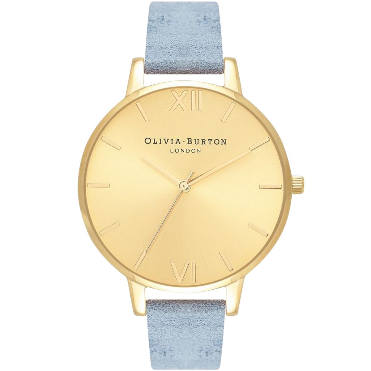 Elegante Analog Uhr mit Samtarmband