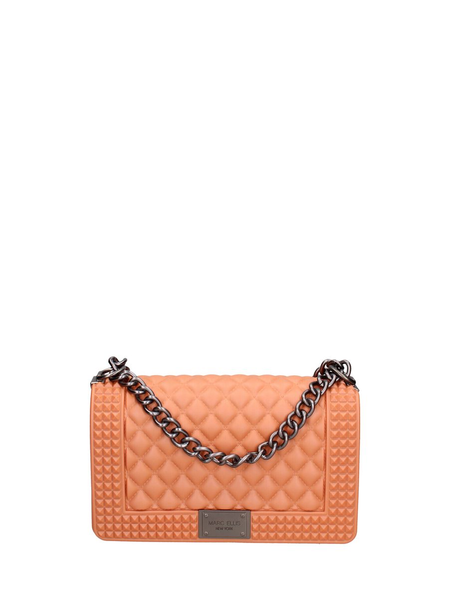 Moderne silberne Henkeltasche mit Schnalle