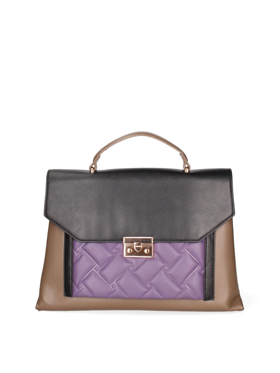 Elegante strukturierte Henkeltasche