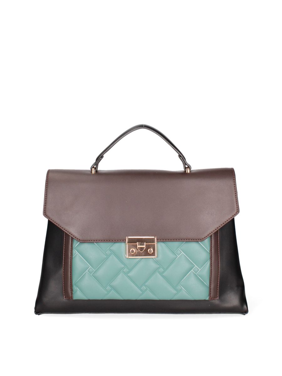 Elegante strukturierte Henkeltasche