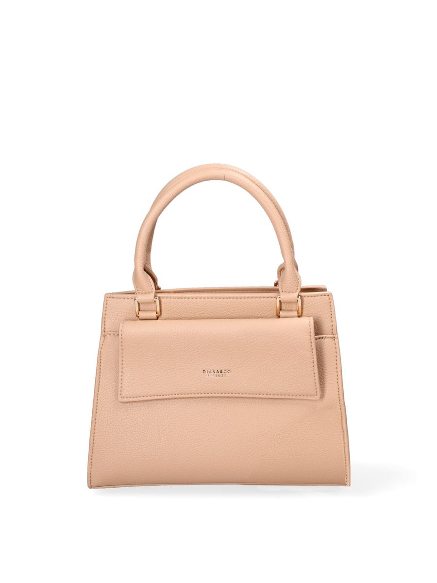 Elegante strukturierte Henkeltasche