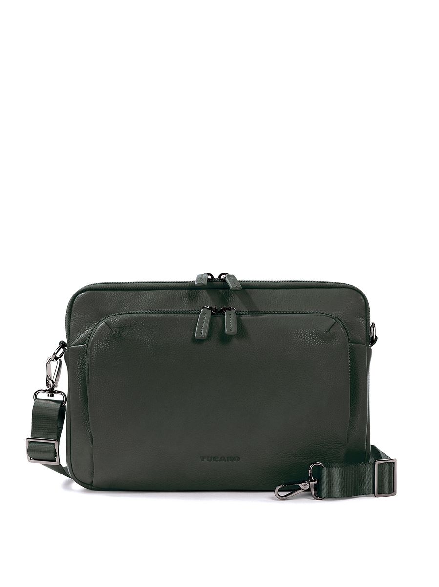 Unisex Leder Crossbody Messenger Bag