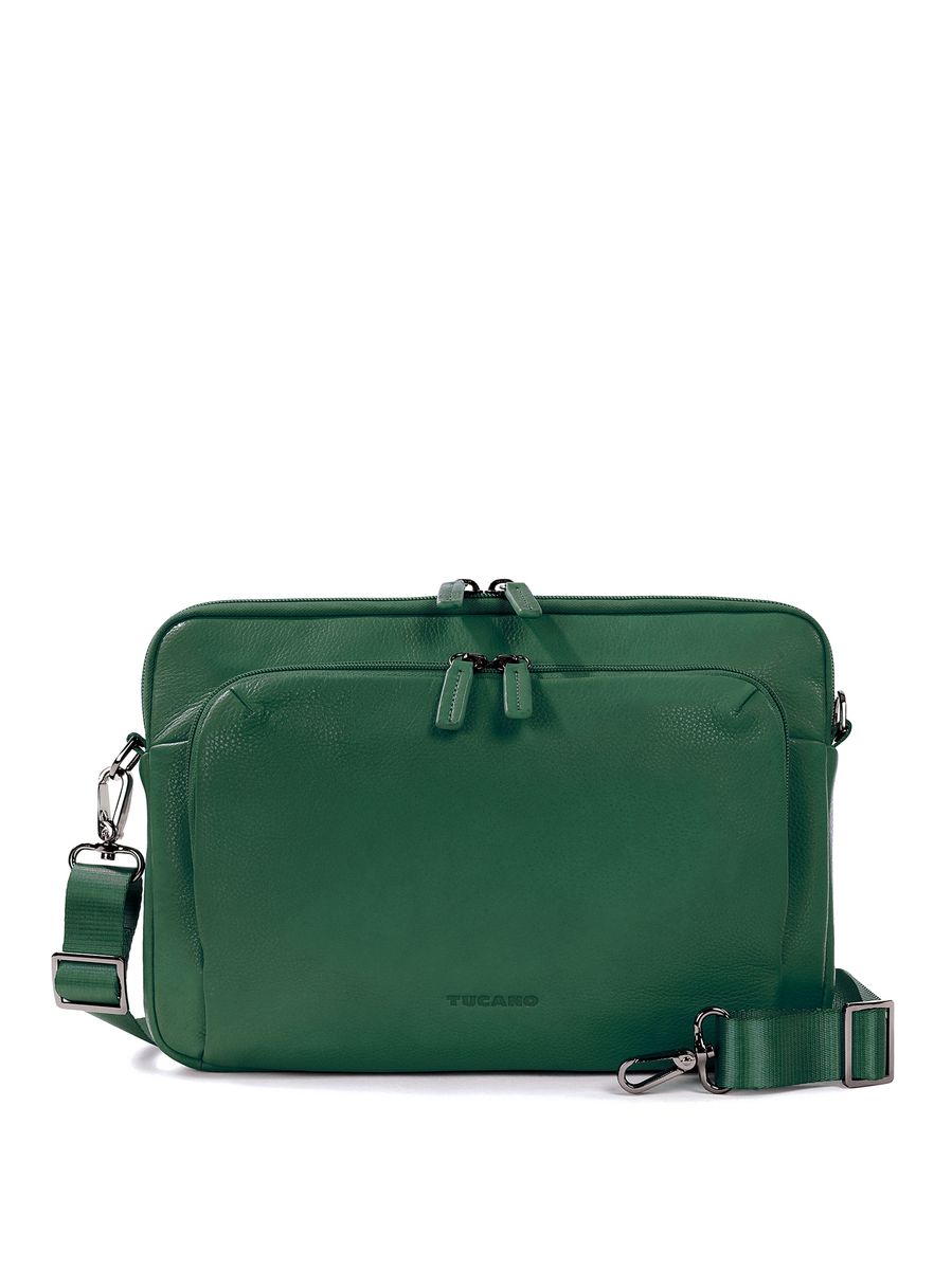 Unisex Leder Crossbody Messenger Bag