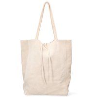 Schultertasche aus Wildleder