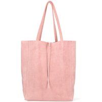 Schultertasche aus Wildleder