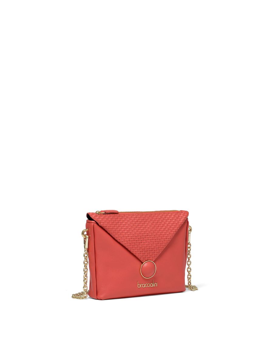 Hobo-Tasche mit dekorativem Kettendetail