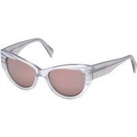Cat-Eye Sonnenbrille mit durchscheinendem Rahmen