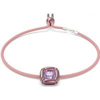 Kristallbesetztes geflochtenes Kordelarmband
