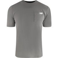 Klassisches graues T-Shirt mit Rundhalsausschnitt