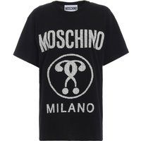 Moschino Milano T-Shirt mit doppeltem Fragezeichen