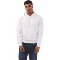 Einfarbiger Logo-Baumwoll-Hoodie