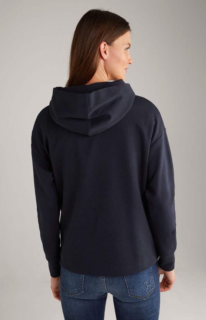JOOP! Tasta Dunkelblauer Hoodie mit Logo-Kordelzug