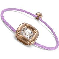 Kristallverziertes Armband mit Kordel