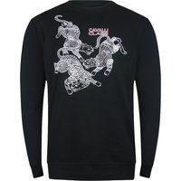 Sweatshirt mit Paisley-Leopardenmuster