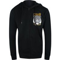 Kapuzenpullover mit Tiger-Grafik und Reißverschluss