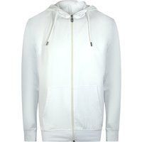 Lässiger Baumwoll-Kapuzenpullover mit Reißverschluss