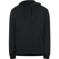 Klassischer schwarzer Herren-Kapuzenpullover