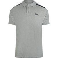 Modernes graues Poloshirt mit Details
