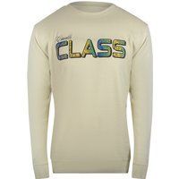 Sweatshirt mit Blumenlogo und Rundhalsausschnitt