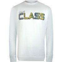 Baumwoll-Sweatshirt mit Blumenlogo
