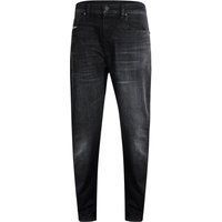 Verwaschene schwarze Jeans