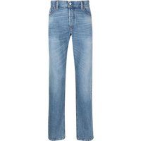 Jeanshose mit geradem Bein in heller Waschung