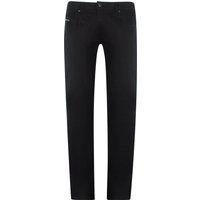 Klassische schwarze Slim-Fit Jeans