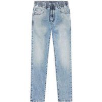 Hellblaue Denim-Jogger-Jeans