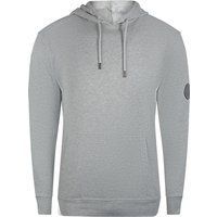 Klassischer grauer Baumwollmischungs-Hoodie