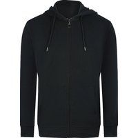 Klassischer Kapuzenpullover mit Reißverschluss und Kordelzug