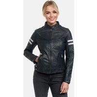 Damen Slim Fit Lederjacke