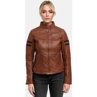 Damen Slim Fit Lederjacke