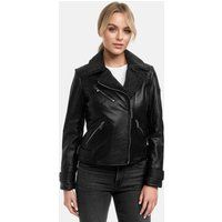 Damen Slim Fit Lederjacke