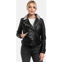 Damen Slim Fit Lederjacke