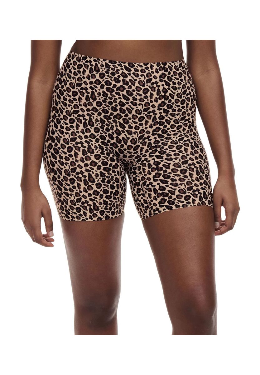 Leopard Print Stretch Radlerhosen