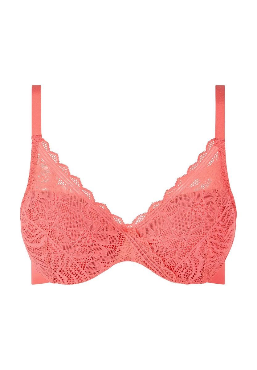 T-Shirt BH mit floraler Spitze