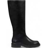 Schwarzer kniehoher Reitstiefel