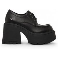 Platform Oxford Loafer mit Blockabsatz