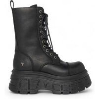 Plateauhohe Combat-Stiefel