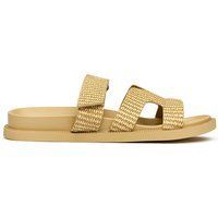 Gewebte Sandalen mit zwei Riemen und Fußbett