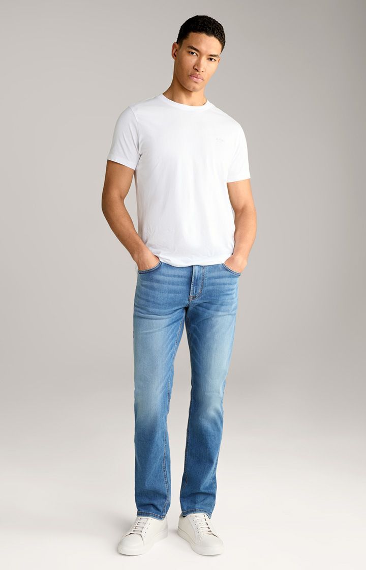 Joop! Mitch Re-Flex Jeans Hellblau Moderner Gerades Bein