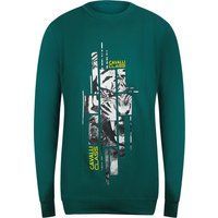 Sweatshirt mit Grafik Tigerprint und Rundhalsausschnitt